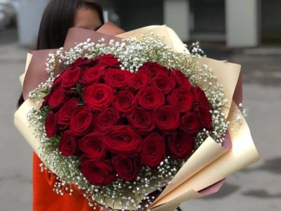 Букет из роз «Сердце»