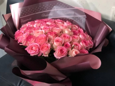 Букет из 51 розы «Джумилия»
