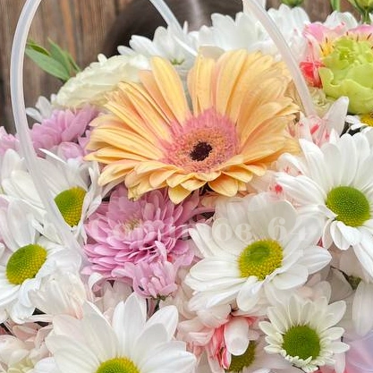 Цветы в сумочке &laquo;летнее утро&raquo;