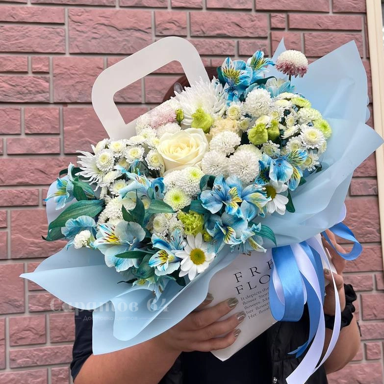 Цветочная композиция &laquo;зимнее небо&raquo;