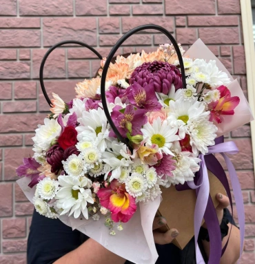 Букет в сумочке «осенний уют»