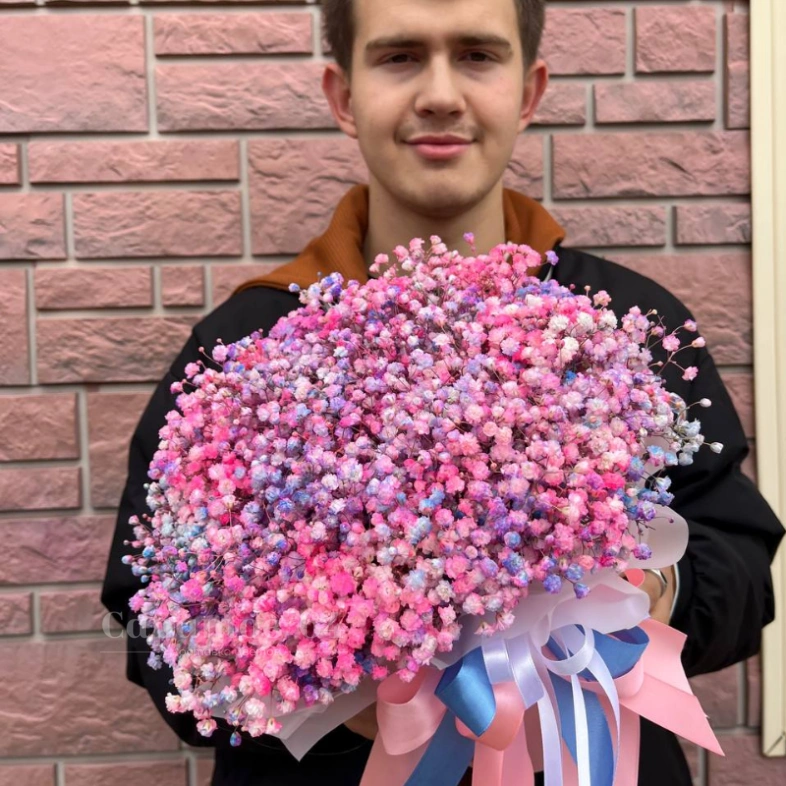 Композиция из гипсофилы &laquo;сахарная"