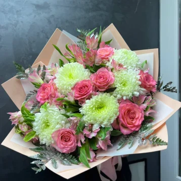 Букет «Розовое настроение»