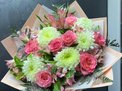 Букет «Розовое настроение»