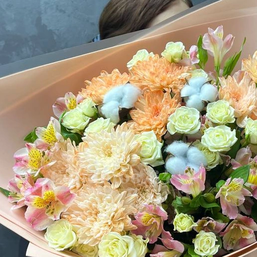 Букет &laquo;персиковое безе&raquo;