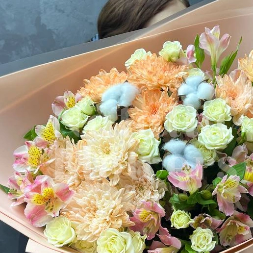 Букет &laquo;персиковое безе&raquo;