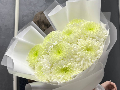 Букет хризантем «Магнум»