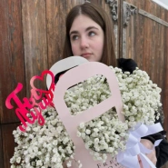 Гипсофила в картонной сумочке 0