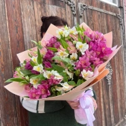 Букет 15 альстромерий микс 0